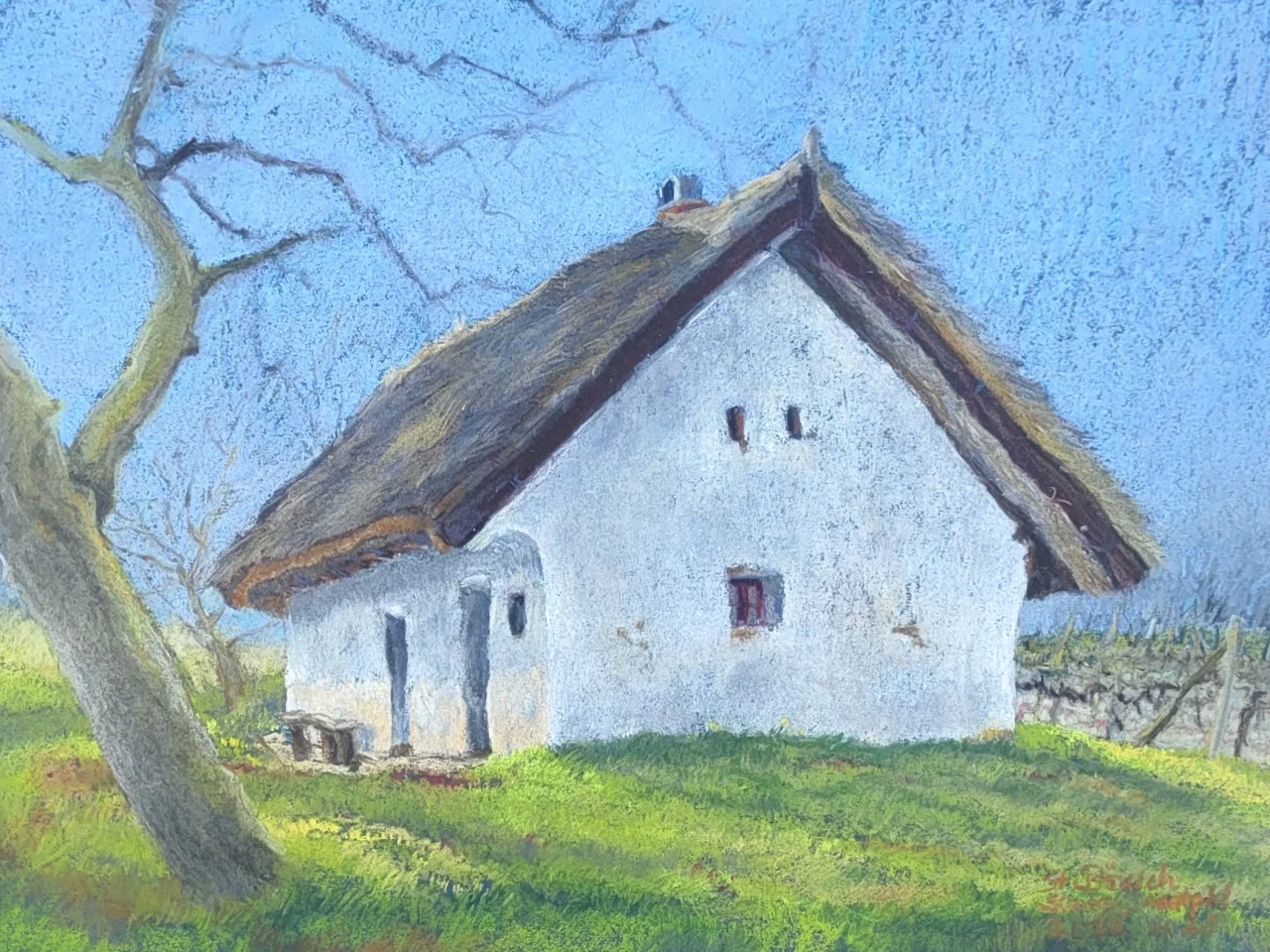 Fehér présház Somogyszentpál